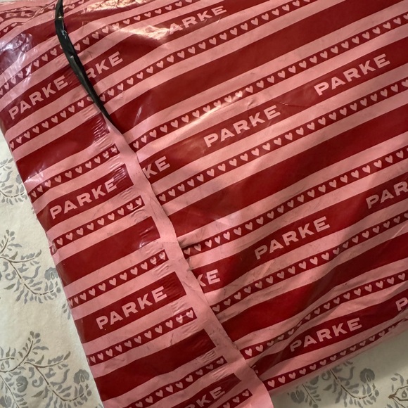 PARKE Red and White Striped Set (pants) - Picture 2 of 4